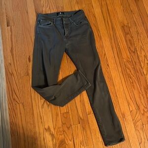 7 for all Mankind luxe performance gray jeans